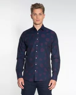 Blue Industry Casual Overhemd LM