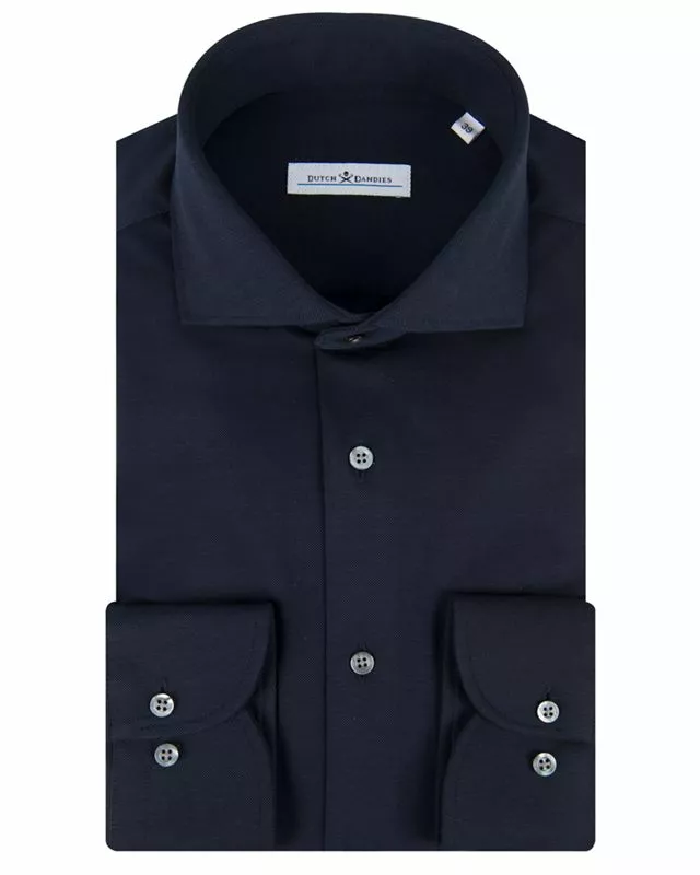 Dutch Dandies Knitted Slim Fit Overhemd LM - Image 2