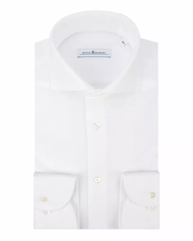 Dutch Dandies Knitted Slim Fit Overhemd LM