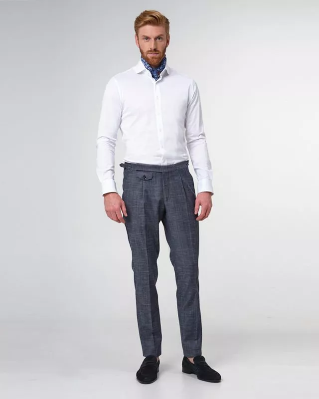 Dutch Dandies Knitted Slim Fit Overhemd LM - Image 4