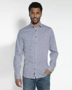 Blue Industry Casual Overhemd LM