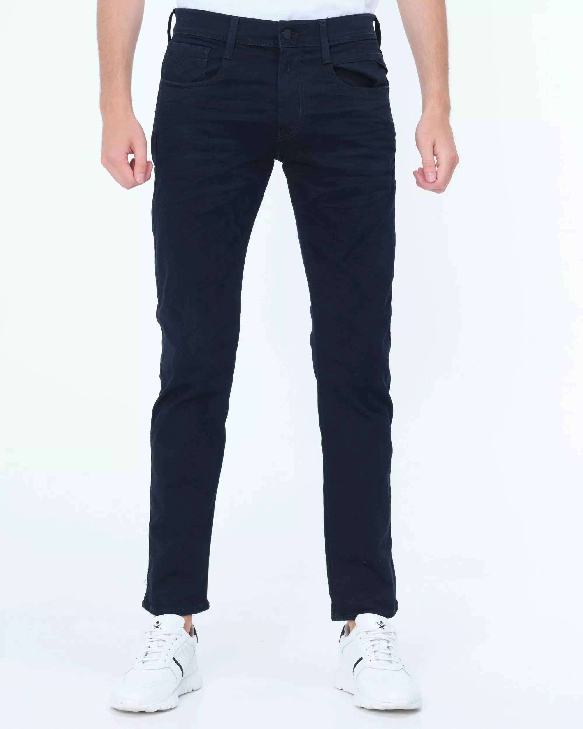 Replay Anbass Hyperflex Re-Used Jeans - Image 2