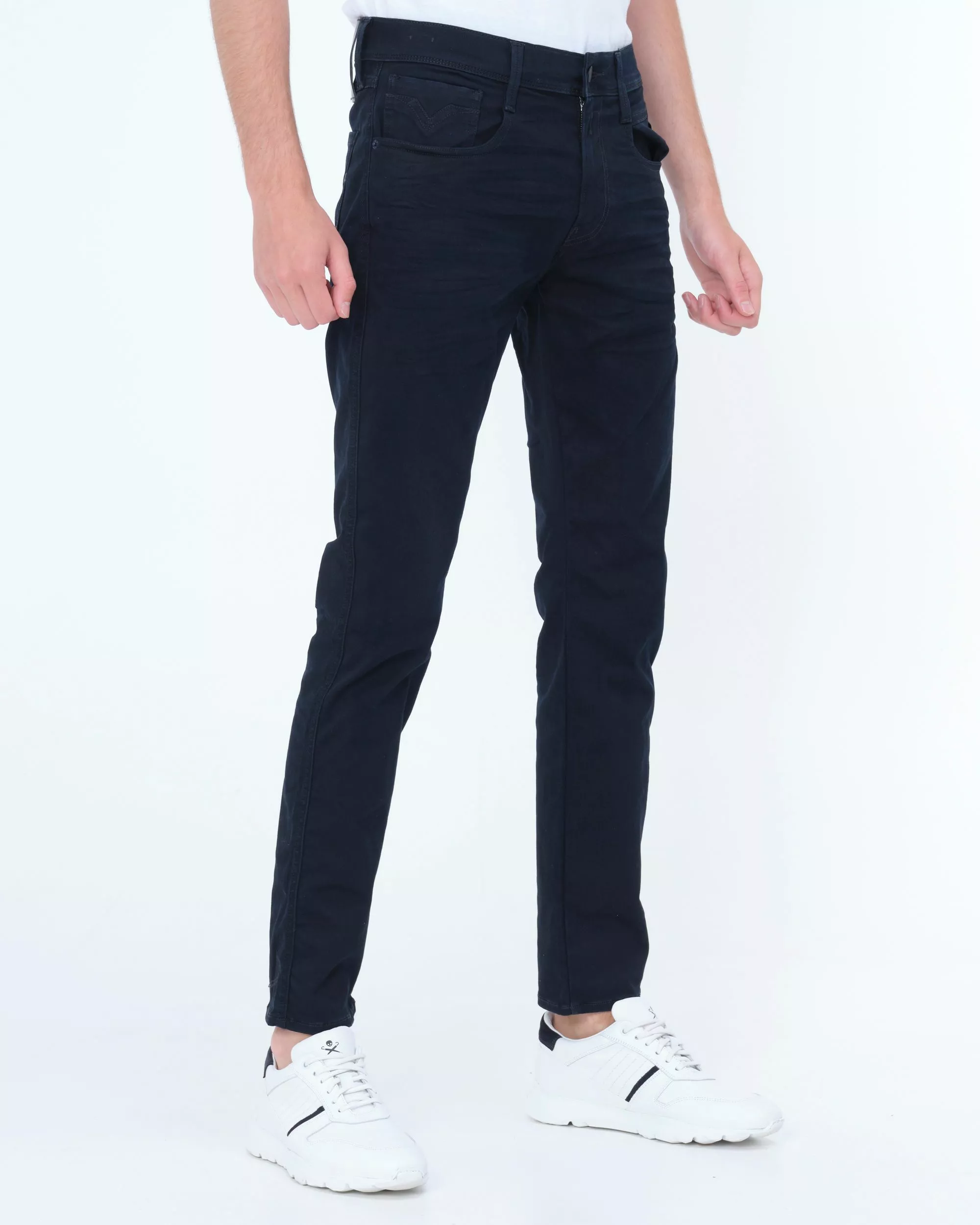Replay Anbass Hyperflex Re-Used Jeans - Image 5