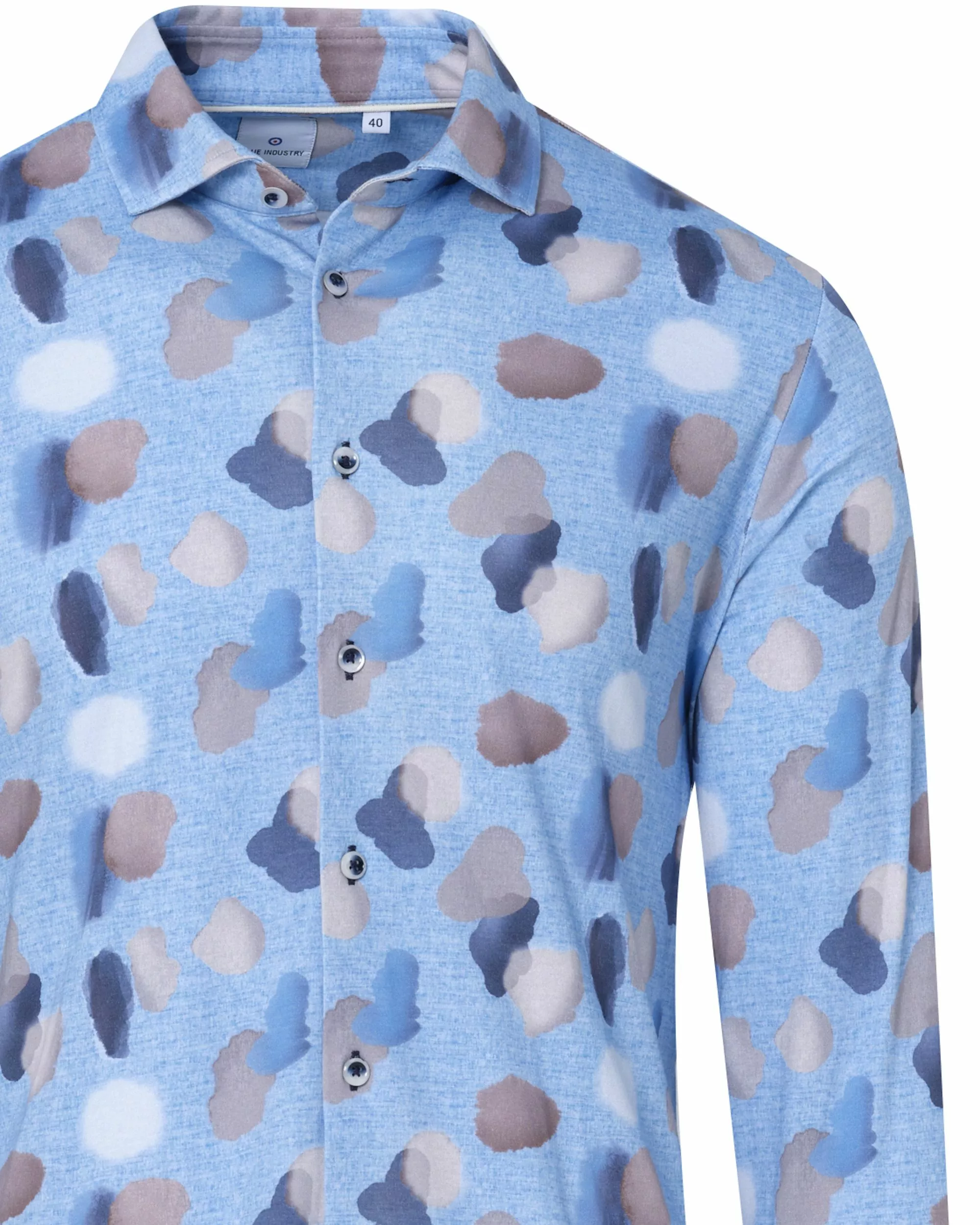 Blue Industry Casual Overhemd LM - Image 3