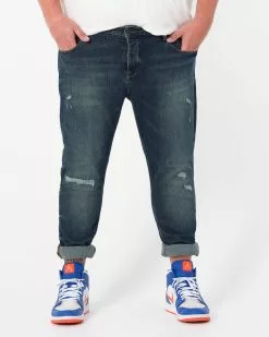J.C.Rags J.C. Rags Joah Heavy Washed Scraped Jeans